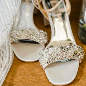 Badgley Mischka Clara Embellished Sandal